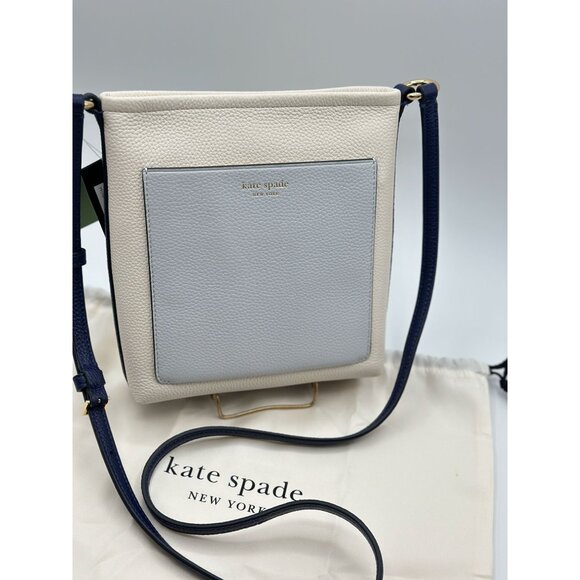 Kate Spade KH164 Ava Colorblock Pebbled Leather Swingpack Crossbody Bag NWT - Picture 9 of 16